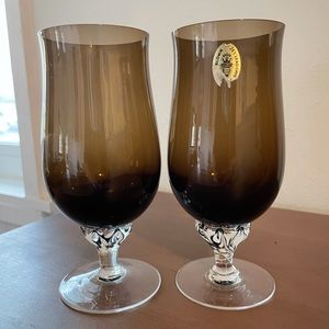 Celebrity Coco Crystal Water Goblets Vintage Wedding